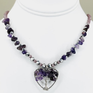 Tree of Life Necklace - Amethyst
