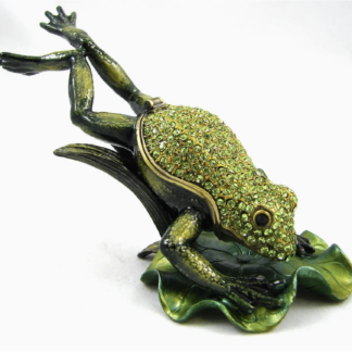 Jeweled Leaping Frog Box