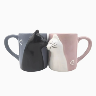 Kissing Cat Mugs