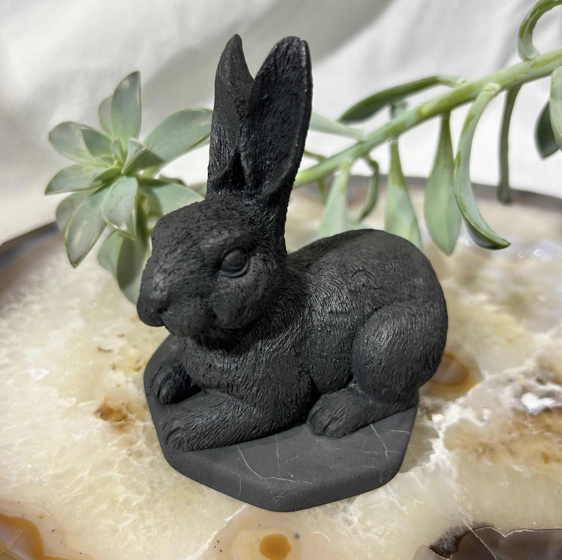 Shungite Rabbit Figurine