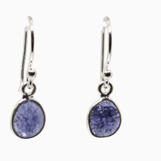 Tanzanite Sterling Silver Dangle Earrings